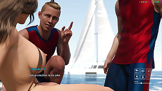 Midnight Paradise by Lewdlab - Hot Beach Day,making an Old Man Happy 18