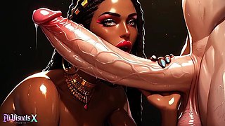 Jaw-dropping EBONY Honies with BWC - Bi-racial Dream Edit (AI Generated)