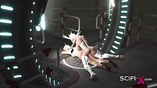 Elegant escort's scifi x action