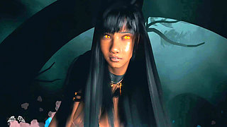 Haloween Special - Queen Cleos Striptease  - 3D VR Hentai Sex Animation by VirtualHeaven