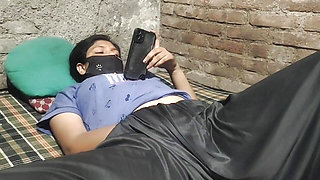 Desi Village girl masterbating when she watching video