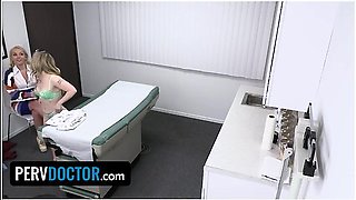 Sexy Blonde Step Mom And Step Daughter Get Unusual Treatment In The Doctors Office With Haley Spades And Aaliyah Love