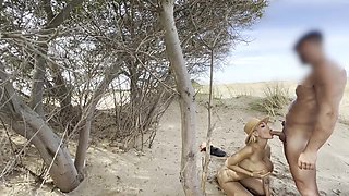 Verified Amateurs And Lana Myers - I Let A Stranger Fuck My Little Pussy On The Beach