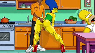 Married Housewife Fucked Anal in the Kitchen