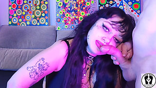 DEEDEELOVE GOTHIC GIRL FUCK NOSE SNIFFING COCK