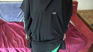 Turkish Stepmother Shows Her Hairy Pussy and Asshole to 18 Year Old Stepson