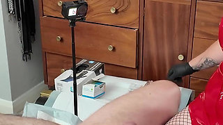 Urethral Sounding of Sex Slaves Cock Part 1