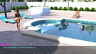 Day 3 - Free - Part 3 - Ellie and Sophia Had a Wonderful Time at the Swimming Pool