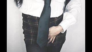 Naughty school girl