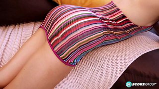 Blondes Solo Striptease