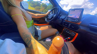 Mysterious Uber Driver Jerks off During Ride