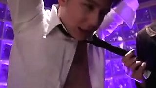 Threesome strapon japanese