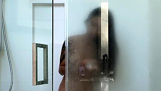 Amateur striptease and Solo masturbation