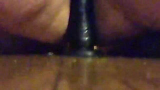Riding Dildo Stimulating My Clit with Powerful Wand