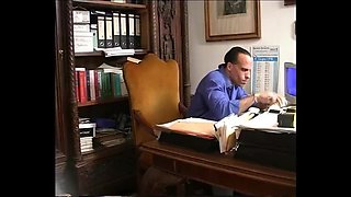 Valentino's Anal Fuck and Cumshot on Big Tits in HD Vintage Italian Porn