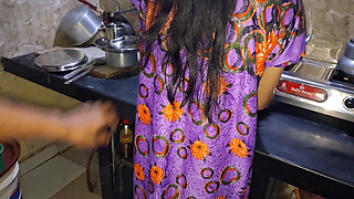 Indian Desi Village Housewife Fucking in Kitchen Sex Real Orgasm Hindi Audio