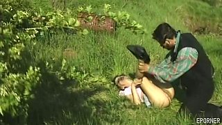 Vintage passion erupts as she beckons for a wild oral thrill