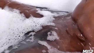 A Curvaceous MILF's Bubble Bath - Ana Foxxx