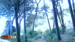 Starla-candy Beautiful French Blonde Starla Candy Pees in the Woods Then Sucks Terry's Cock