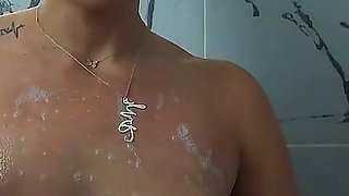 Dirty Talking Latina MILF Fingers Pussy in Shower While You Watch