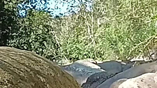 Naughty Girl Called Me to Go to the Waterfall