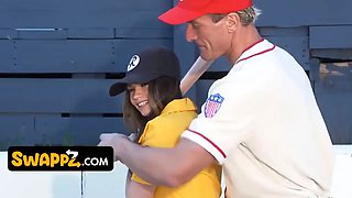 Their Horny, Teen Stepdaughters Don't Want to Play Baseball! They Want a Foursome