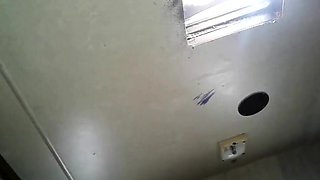 Mexican Hottie Does Squats at Home