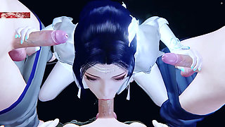 Pixel Enchantress: Virtual Curvy Goddess - 3D Animation Hentai