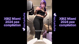 Xbiz Miami 2024 Pee Compilation