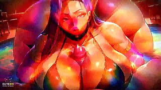 Purple Hair Good-sized Mounds Donk Silly COUGAR Titfuck Bj Nightclub (100% AI Generated)