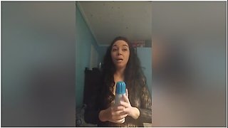 Busty Mature Girl Playing With Cream All Over Her Body