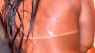 Gaby's Brunette Passion Ignites in Interracial Anal POV Heat
