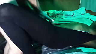 Beautiful Black Girl, Tight Pussy Vs Big White Cock, Tits and Clit Rubbed, Fingering, Hands Tied and Blindfolded