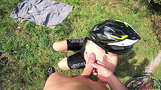 Risky Public Anal Sex Near Road Cyclist Got a Hot Cum in Her Ass Jessijek