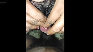 Sexy Indian Aunty Gets Oiled Up and Fingered in Tight Hairy Pussy
