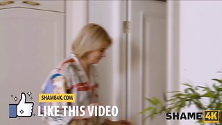 Shame4k. stud screws unshaved labia of stepmother's crazy friend angela cougar