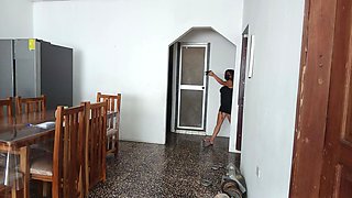 Maid Whore Showing Her Ass on Camera