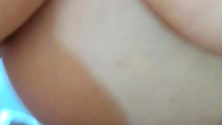 Husband & with Heated Bathroom Session - Belly Fuck Doggy Ass Fuck and Cum on Huge Big Boobs