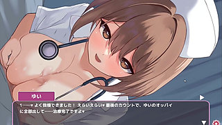 Hentai Game - Naughty Nurse Gets Her Tits Out for a Paizuri - Sakusei Shinsatsu