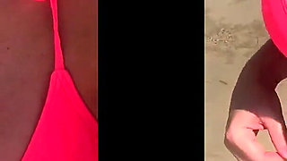 Wifey Is Hot in This Pink Bikini