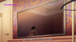 Hard and Wet Sex in the Hotel Room, Multiple Orgasm for Juicy Pussy - Hentai Anime, ENG Sub