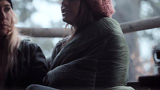 Strange Lesbian Camping With College Girls - Aiden Ashley,