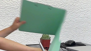 Boss, if We Have a Hard Fuck You Let Me Out Early? I Fuck My Sexy Secretary Until I Fill Her Pussy with Milk.