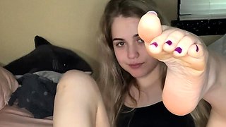 Exotic brunette hardcore foot fetish fuck