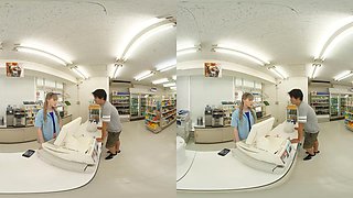 Melody-chan, A day in Japanese convenience store - Seducing the manager! - SLRJAV Originals - SLROriginals