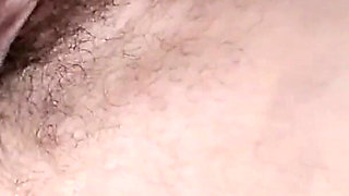 Creampie in Hairy Pussy, Thick Cunt Cums From Glass Cock - Ginnagg