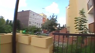 Public slut fucked by nice dick in wet pussy hole outdoor