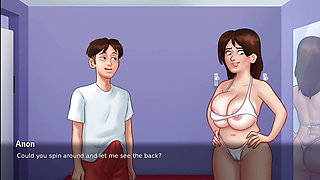 Anon what are you doing? Summertime saga gameplay video