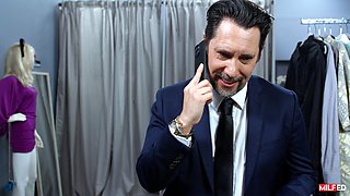 Naughty MILFs interracial filthy adult scene