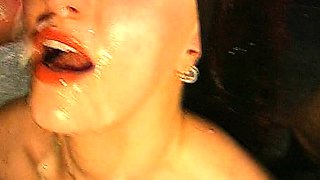 Amateur MILF blowjob cumshot